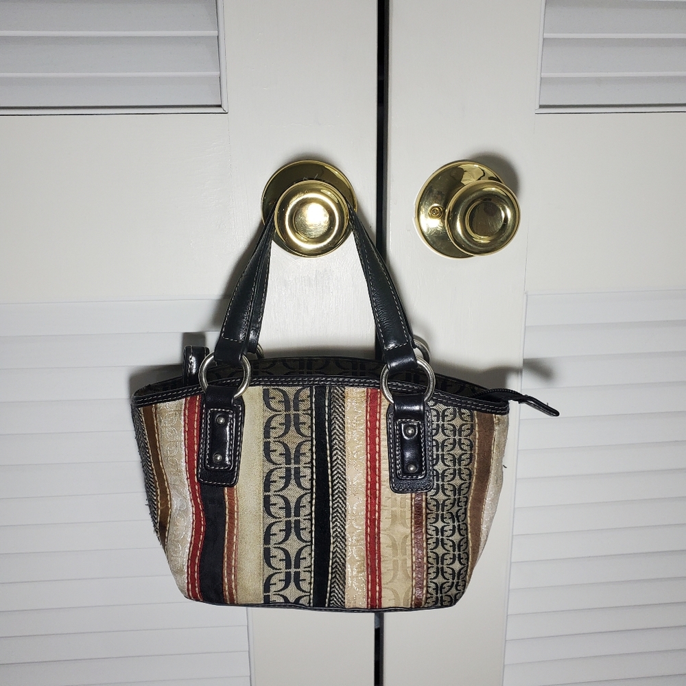 Fossil Striped Handbag